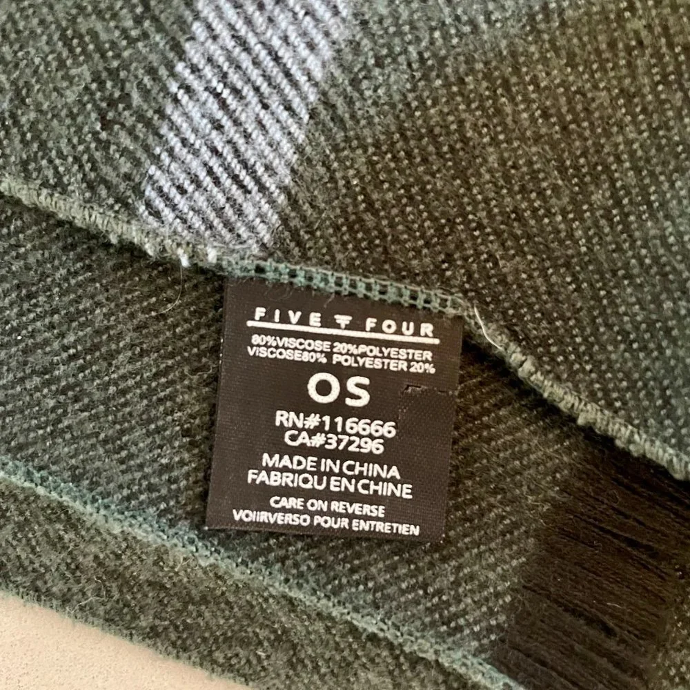 Five Four‎ Los Angeles Hunter Green Men's Scarf